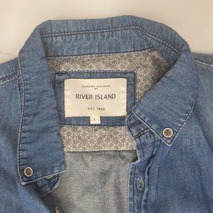 River Island Denim Button Down